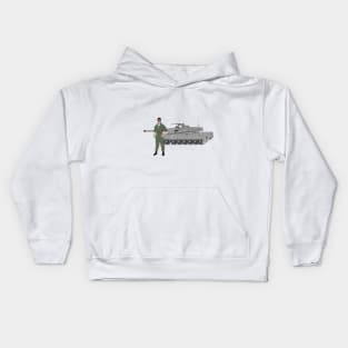 War of tanks Kids Hoodie